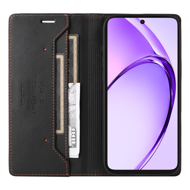 For OPPO A3x 5G / 4G GQUTROBE G01 RFID Anti-theft Leather Phone Case
