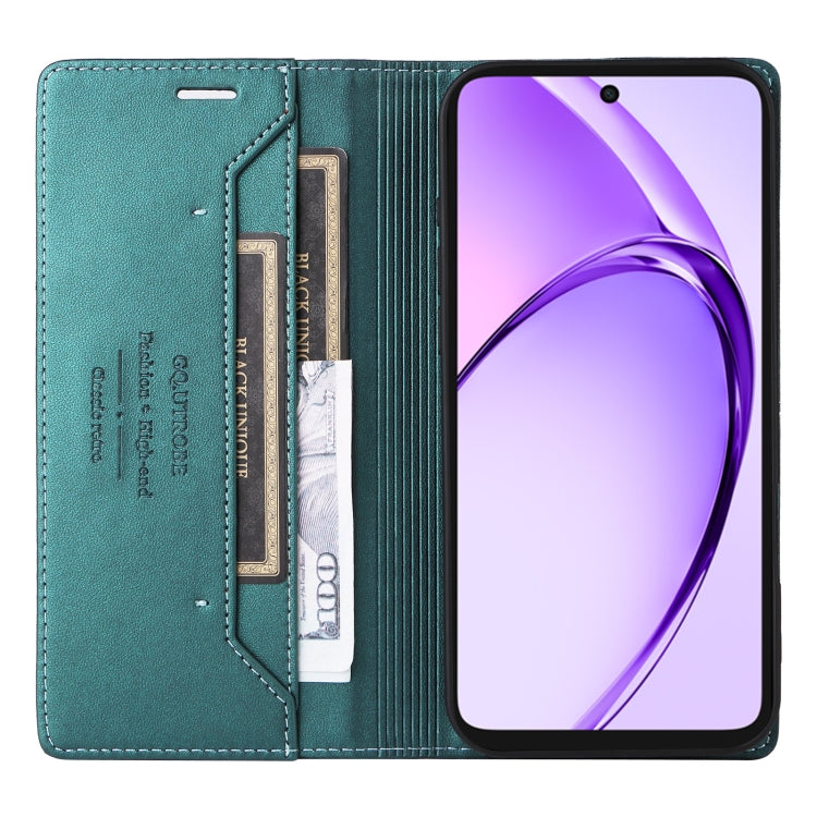 For OPPO A3x 5G / 4G GQUTROBE G01 RFID Anti-theft Leather Phone Case
