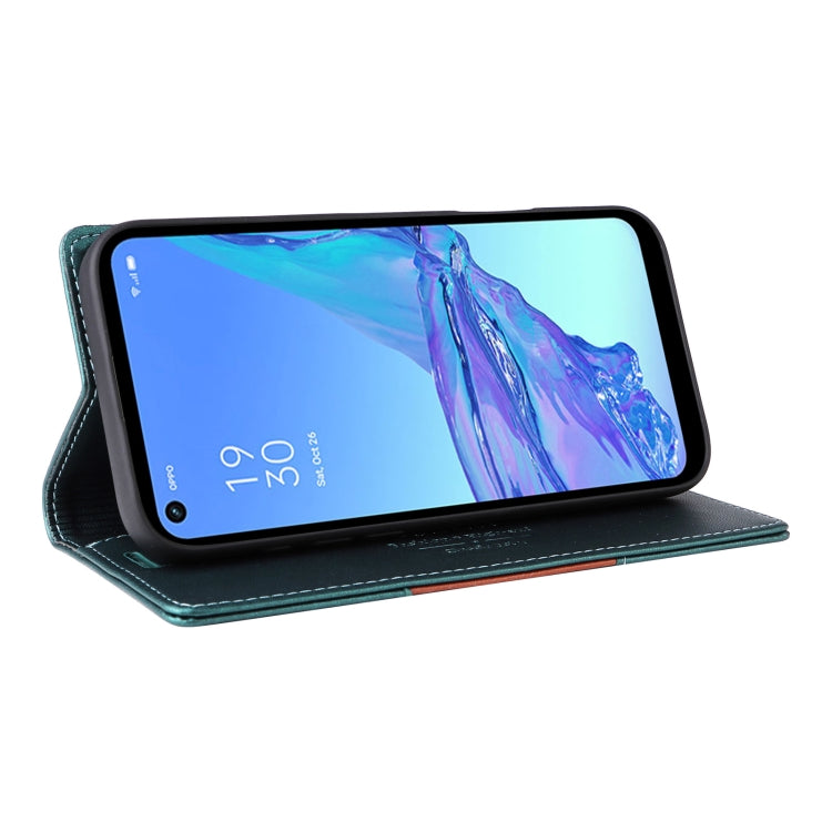 For OPPO A53 / A53s GQUTROBE G01 RFID Anti-theft Leather Phone Case