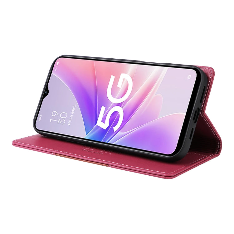 For OPPO A57 5G / A77 5G GQUTROBE G01 RFID Anti-theft Leather Phone Case