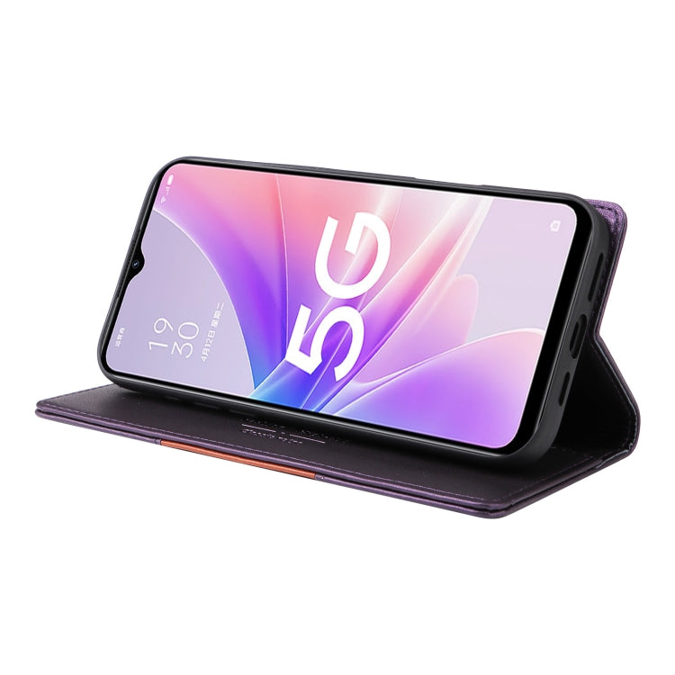 For OPPO A57 5G / A77 5G GQUTROBE G01 RFID Anti-theft Leather Phone Case
