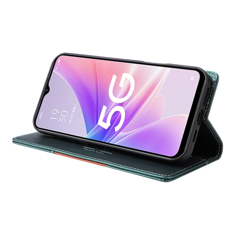 For OPPO A57 5G / A77 5G GQUTROBE G01 RFID Anti-theft Leather Phone Case