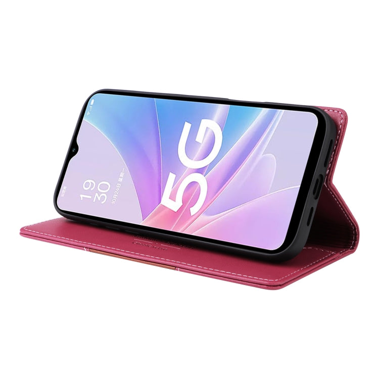 For OPPO A58 5G GQUTROBE G01 RFID Anti-theft Leather Phone Case