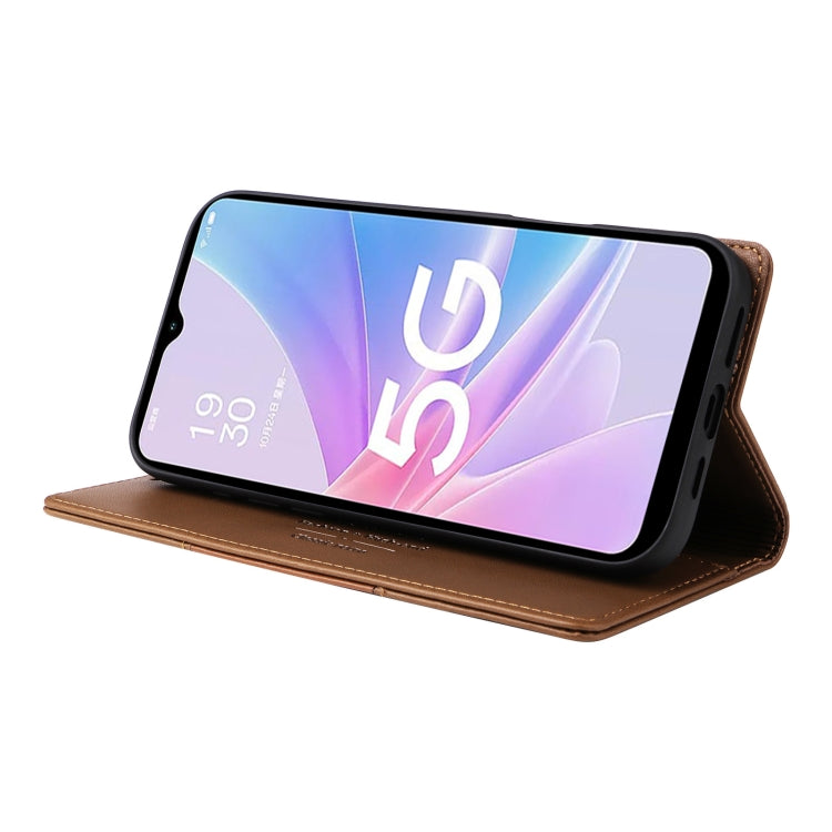 For OPPO A58 5G GQUTROBE G01 RFID Anti-theft Leather Phone Case