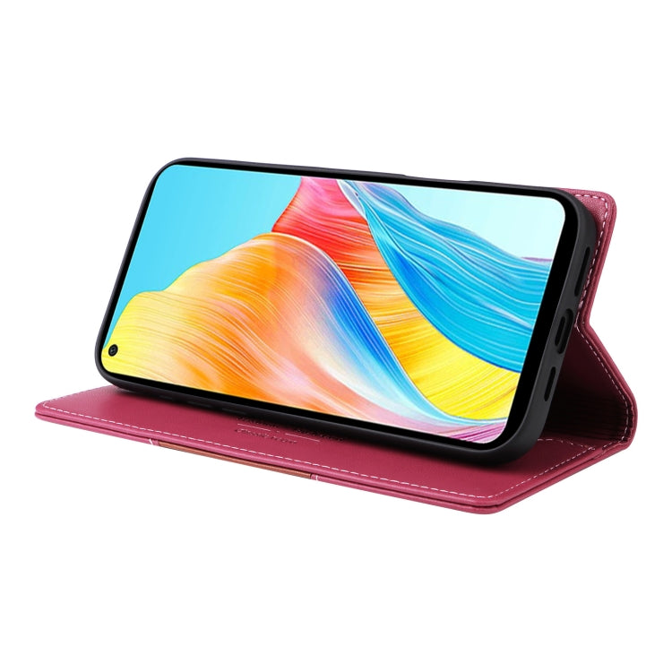 For OPPO A78 4G GQUTROBE G01 RFID Anti-theft Leather Phone Case