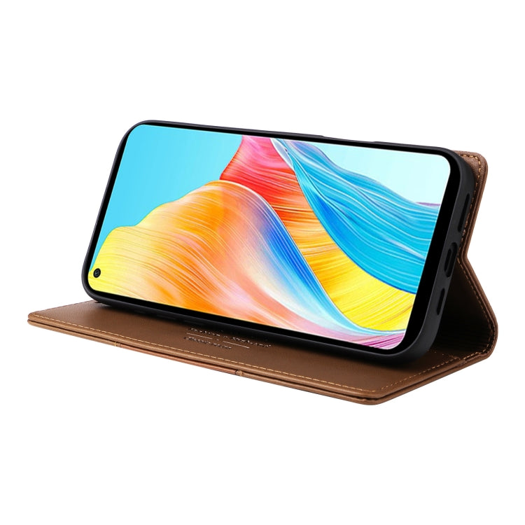 For OPPO A78 4G GQUTROBE G01 RFID Anti-theft Leather Phone Case