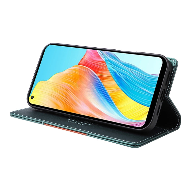 For OPPO A78 4G GQUTROBE G01 RFID Anti-theft Leather Phone Case