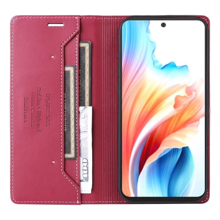 For OPPO A79 5G GQUTROBE G01 RFID Anti-theft Leather Phone Case