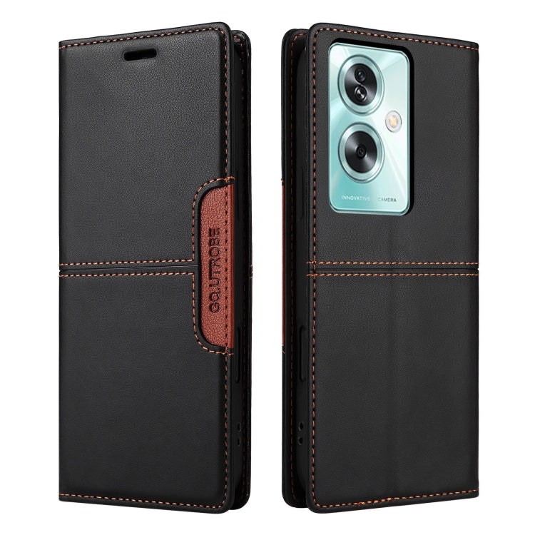 For OPPO A79 5G GQUTROBE G01 RFID Anti-theft Leather Phone Case