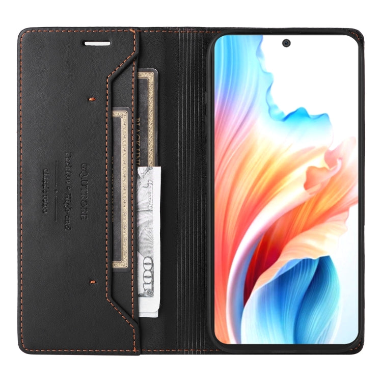 For OPPO A79 5G GQUTROBE G01 RFID Anti-theft Leather Phone Case
