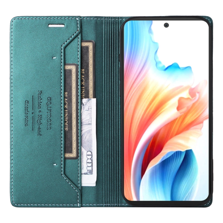 For OPPO A79 5G GQUTROBE G01 RFID Anti-theft Leather Phone Case