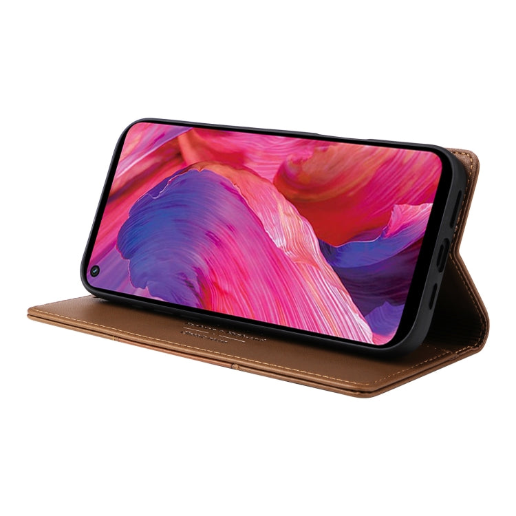 For OPPO A93 5G / A54 5G GQUTROBE G01 RFID Anti-theft Leather Phone Case