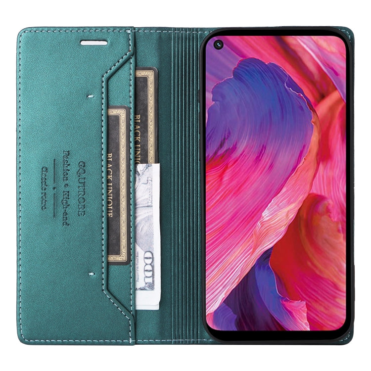 For OPPO A93 5G / A54 5G GQUTROBE G01 RFID Anti-theft Leather Phone Case