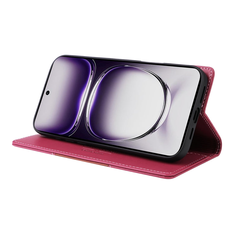 For OPPO Reno12 5G Global GQUTROBE G01 RFID Anti-theft Leather Phone Case