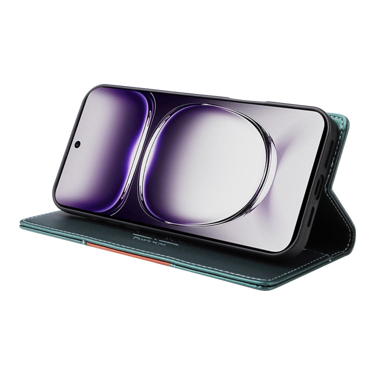 For OPPO Reno12 5G Global GQUTROBE G01 RFID Anti-theft Leather Phone Case