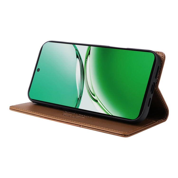 For OPPO Reno12 F 5G GQUTROBE G01 RFID Anti-theft Leather Phone Case
