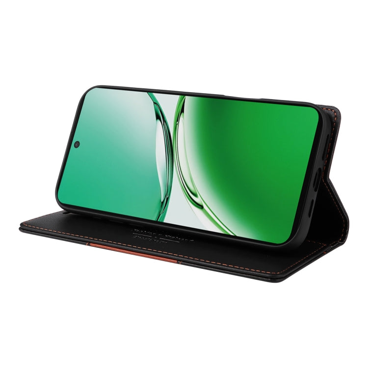 For OPPO Reno12 F 5G GQUTROBE G01 RFID Anti-theft Leather Phone Case