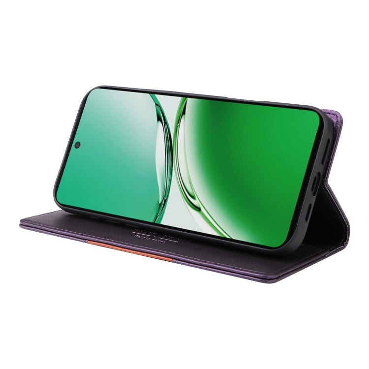 For OPPO Reno12 F 5G GQUTROBE G01 RFID Anti-theft Leather Phone Case