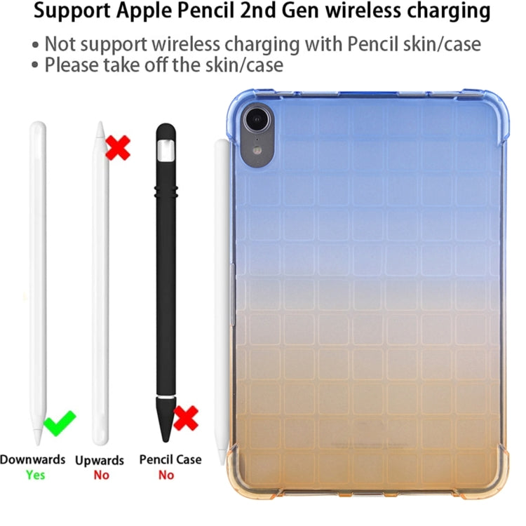 For iPad mini 6 / mini 2024 Square Gradient TPU Tablet Case
