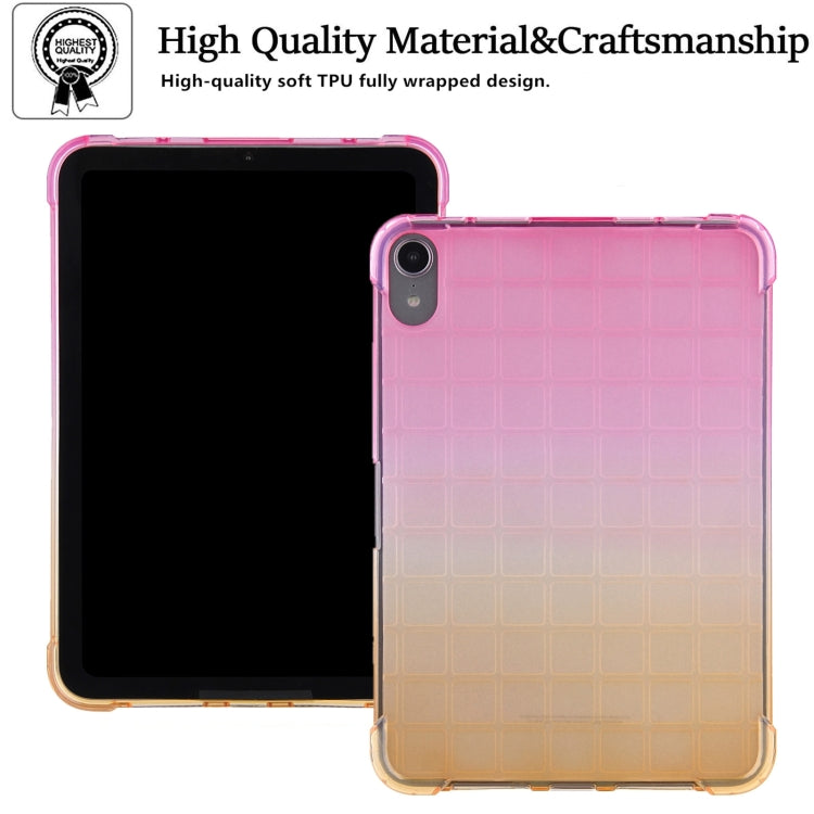 For iPad mini 6 / mini 2024 Square Gradient TPU Tablet Case