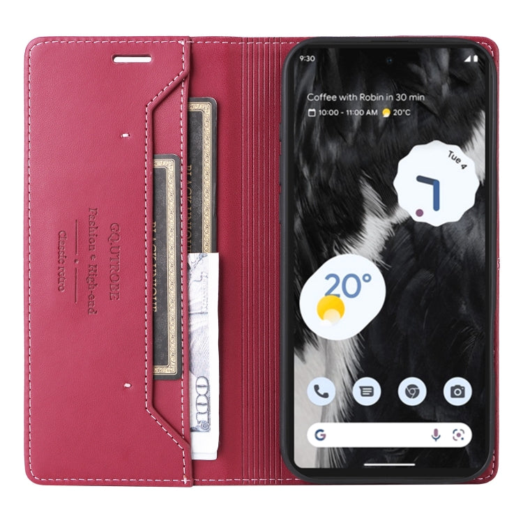 For Google Pixel 7 GQUTROBE G01 RFID Anti-theft Leather Phone Case