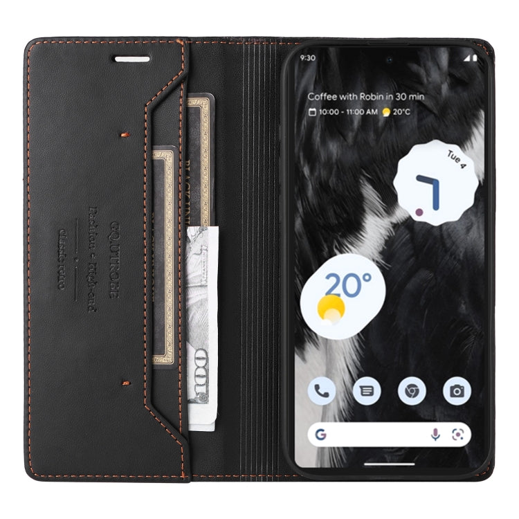 For Google Pixel 7 GQUTROBE G01 RFID Anti-theft Leather Phone Case