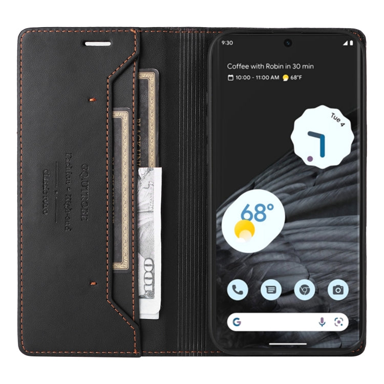 For Google Pixel 7 Pro GQUTROBE G01 RFID Anti-theft Leather Phone Case
