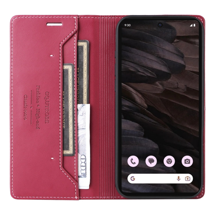 For Google Pixel 7a GQUTROBE G01 RFID Anti-theft Leather Phone Case