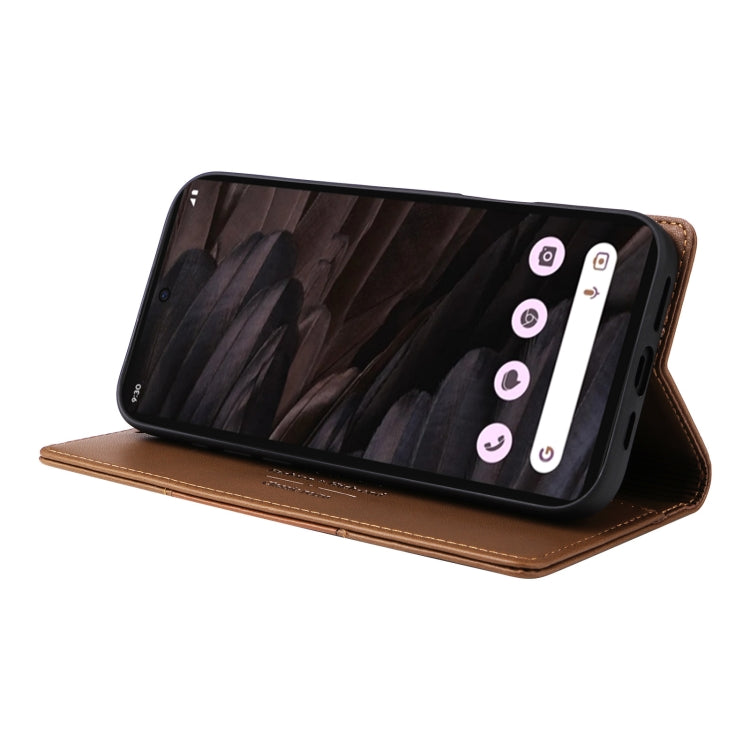 For Google Pixel 7a GQUTROBE G01 RFID Anti-theft Leather Phone Case