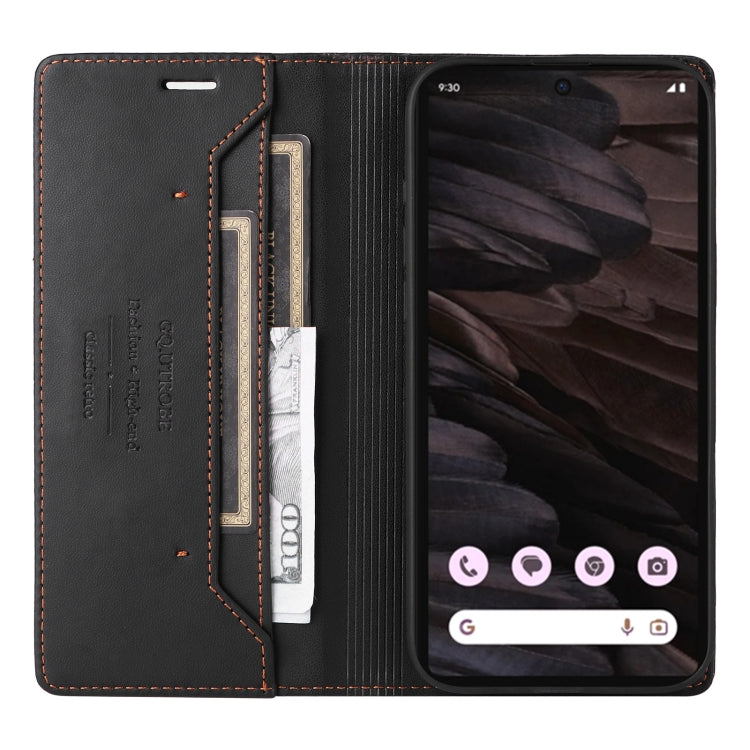 For Google Pixel 7a GQUTROBE G01 RFID Anti-theft Leather Phone Case