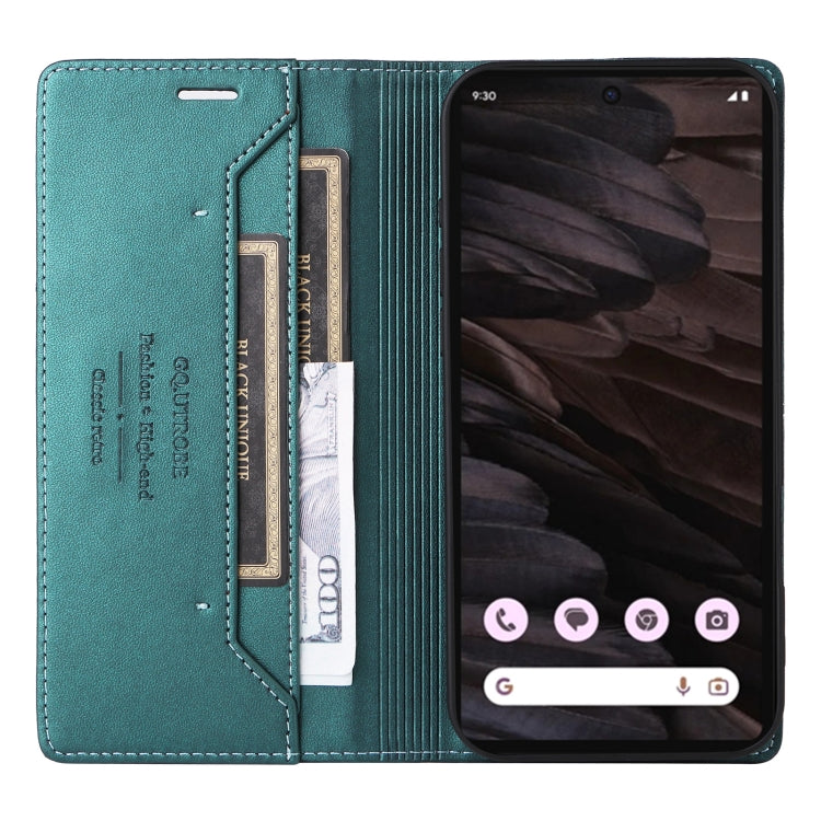 For Google Pixel 7a GQUTROBE G01 RFID Anti-theft Leather Phone Case