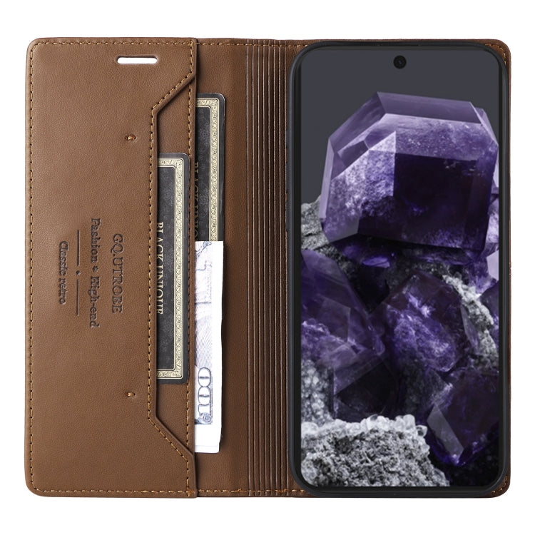 For Google Pixel 8 GQUTROBE G01 RFID Anti-theft Leather Phone Case