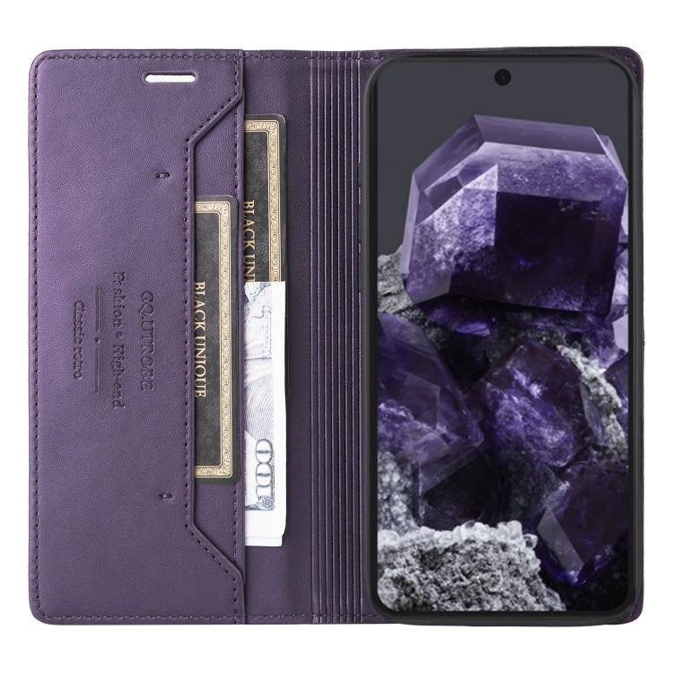 For Google Pixel 8 GQUTROBE G01 RFID Anti-theft Leather Phone Case