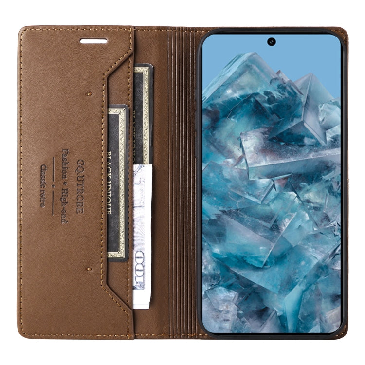 For Google Pixel 8 Pro GQUTROBE G01 RFID Anti-theft Leather Phone Case