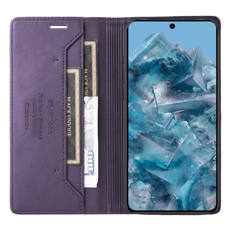 For Google Pixel 8 Pro GQUTROBE G01 RFID Anti-theft Leather Phone Case