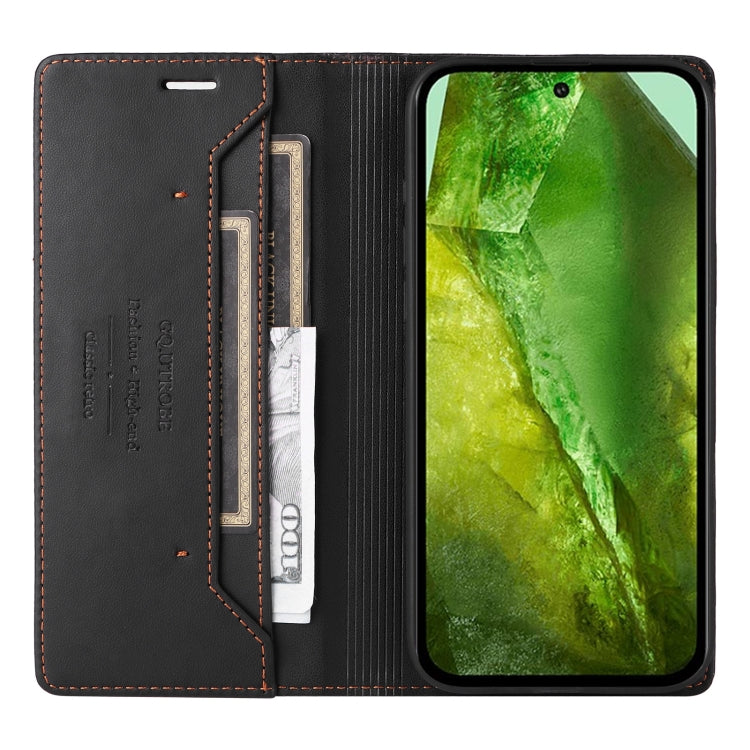For Google Pixel 8a GQUTROBE G01 RFID Anti-theft Leather Phone Case