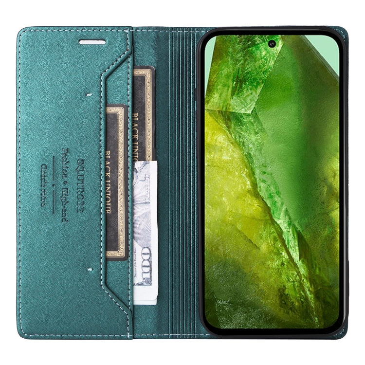 For Google Pixel 8a GQUTROBE G01 RFID Anti-theft Leather Phone Case