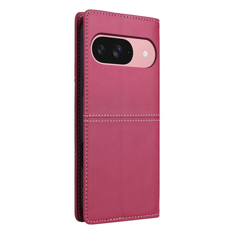 For Google Pixel 9 / 9 Pro GQUTROBE G01 RFID Anti-theft Leather Phone Case
