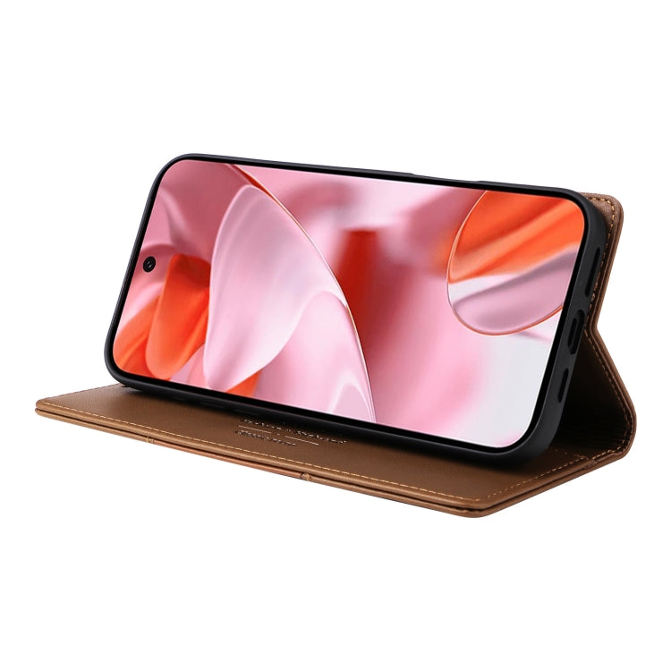 For Google Pixel 9 / 9 Pro GQUTROBE G01 RFID Anti-theft Leather Phone Case