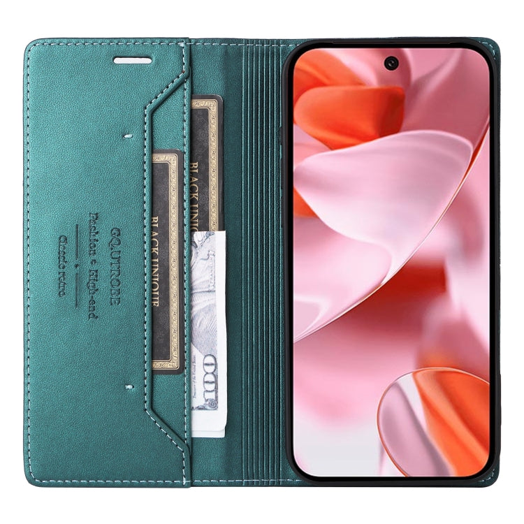 For Google Pixel 9 / 9 Pro GQUTROBE G01 RFID Anti-theft Leather Phone Case