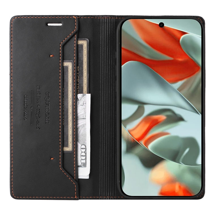 For Google Pixel 9 Pro XL GQUTROBE G01 RFID Anti-theft Leather Phone Case