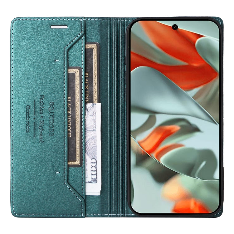 For Google Pixel 9 Pro XL GQUTROBE G01 RFID Anti-theft Leather Phone Case
