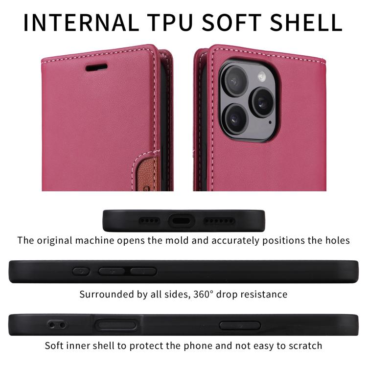 For Google Pixel 9a GQUTROBE G01 RFID Anti-theft Leather Phone Case