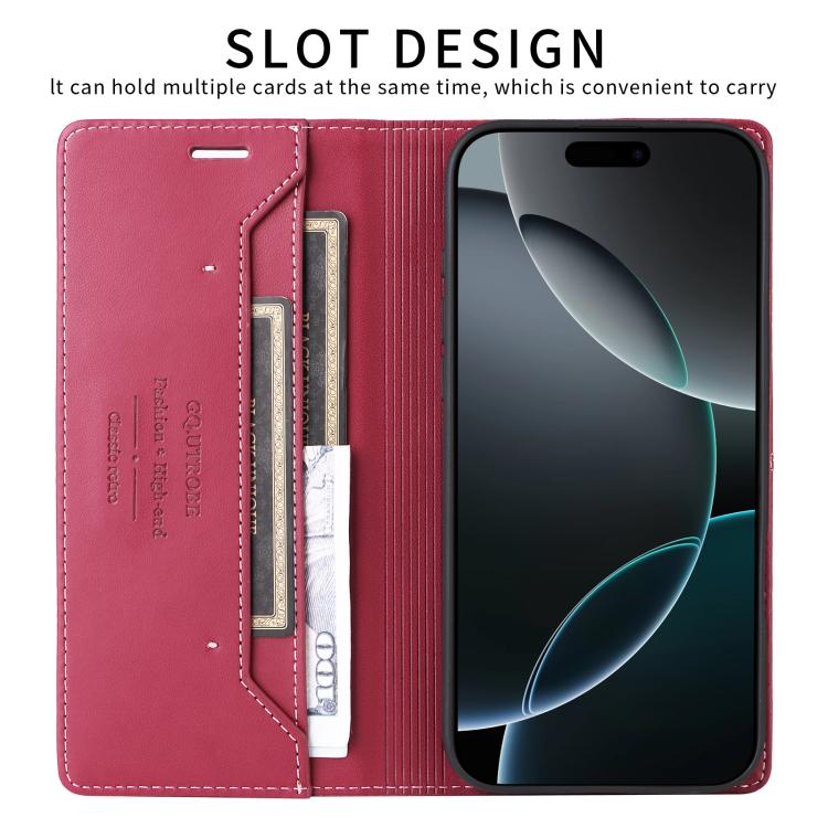 For Google Pixel 9a GQUTROBE G01 RFID Anti-theft Leather Phone Case