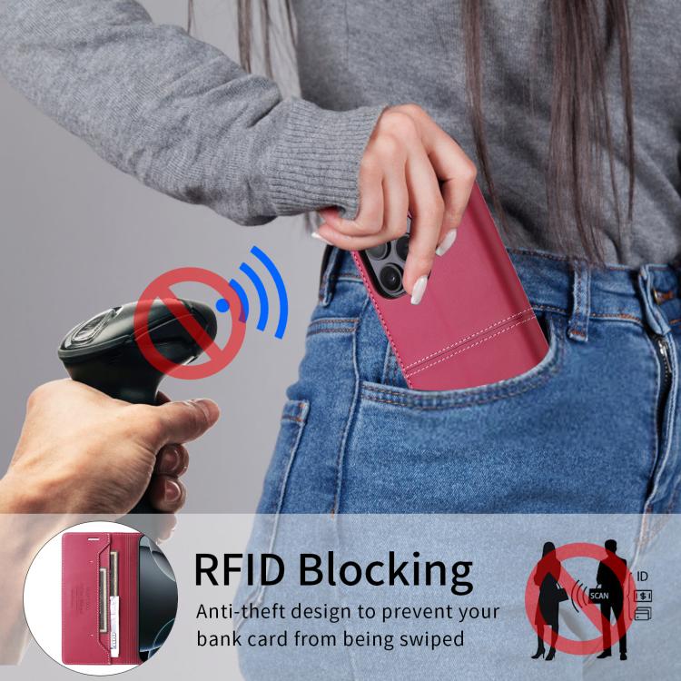 For Google Pixel 9a GQUTROBE G01 RFID Anti-theft Leather Phone Case
