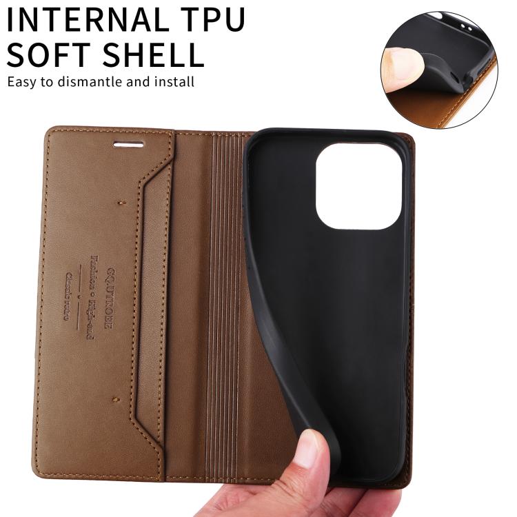 For Google Pixel 9a GQUTROBE G01 RFID Anti-theft Leather Phone Case