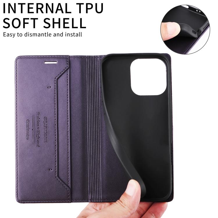 For Google Pixel 9a GQUTROBE G01 RFID Anti-theft Leather Phone Case