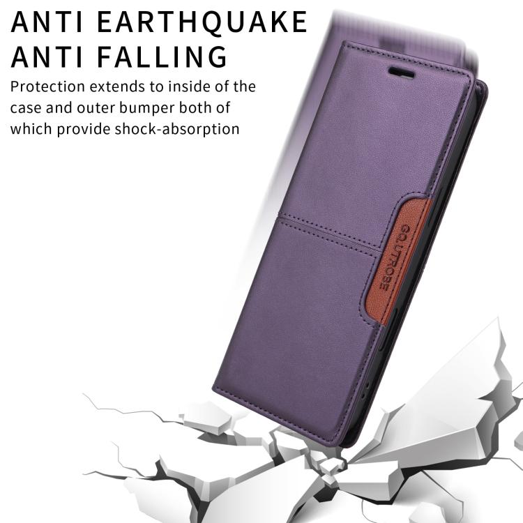 For Google Pixel 9a GQUTROBE G01 RFID Anti-theft Leather Phone Case