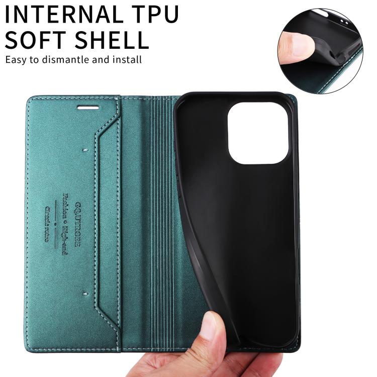 For Google Pixel 9a GQUTROBE G01 RFID Anti-theft Leather Phone Case