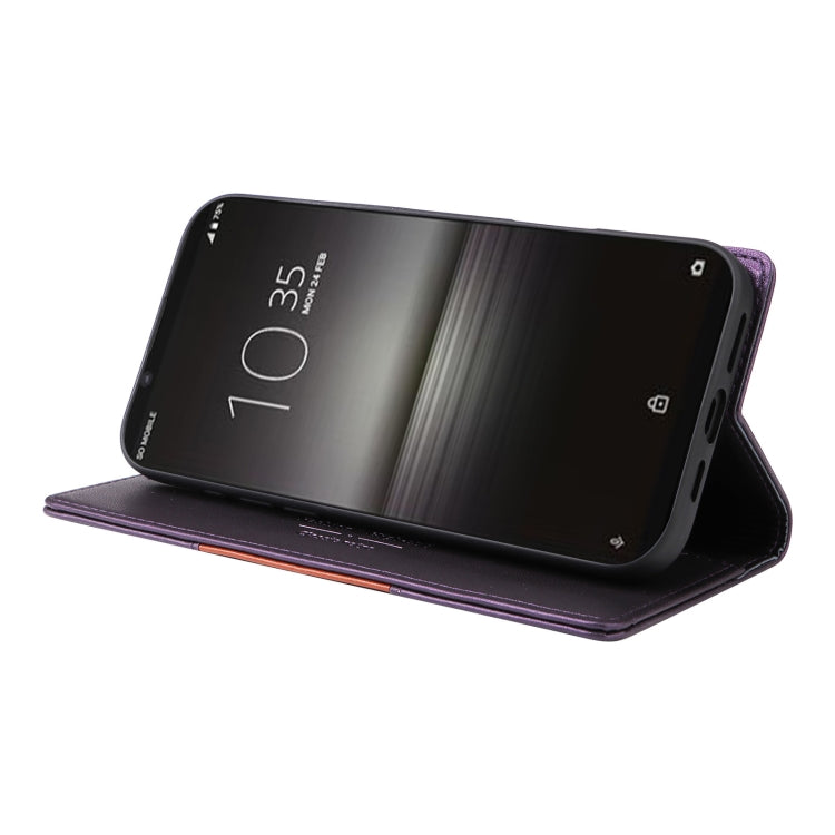 For Sony Xperia 1 II GQUTROBE G01 RFID Anti-theft Leather Phone Case
